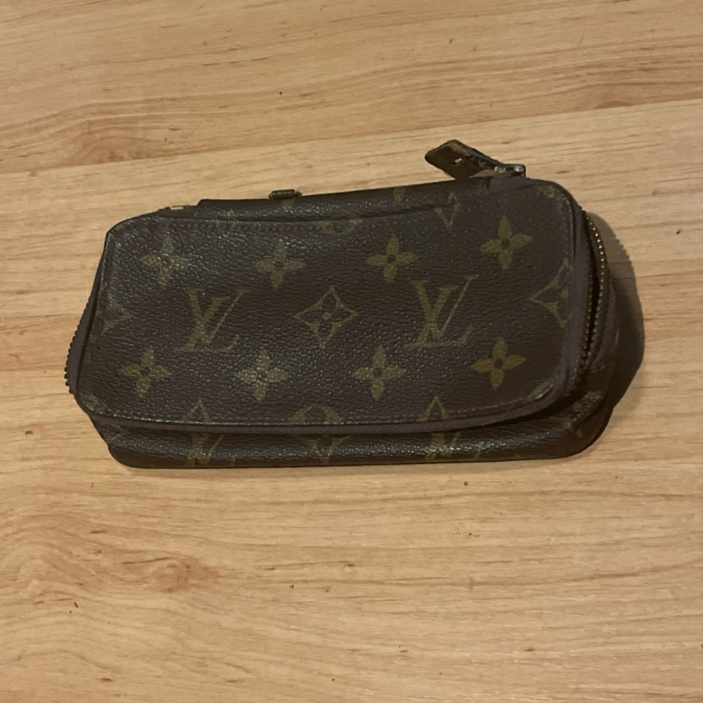 RARE Vintage Louis Vuitton Monte Carlo Brown Monogram Toiletry Bag